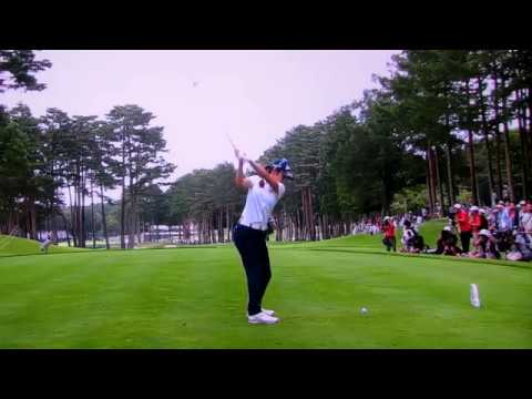 簡単なゴルフ上達法　「17歳のアマ安田祐香選手の「slow　swing」を繰り返し見て、脳に記憶させる」