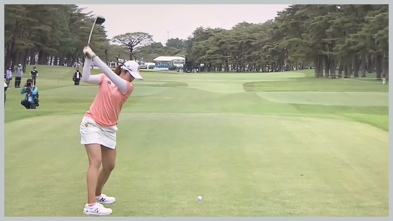 【ゴルフ】 稲見萌寧　スイング