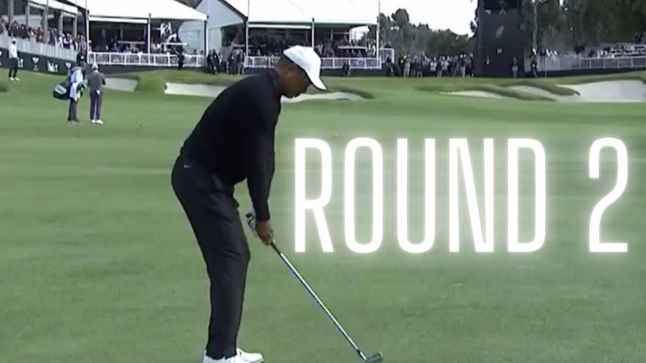 Tiger Woods Round 2 Highlights Genesis Invitational 2023!