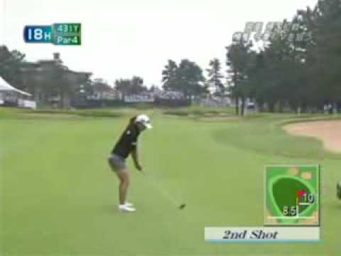 横峯さくら アイアンショット