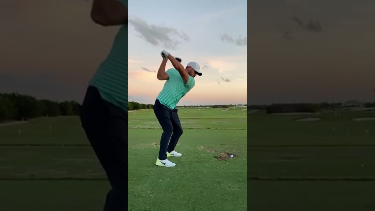 Brooks Koepka Golf Swing Practice Golf Highlights Slow Motion