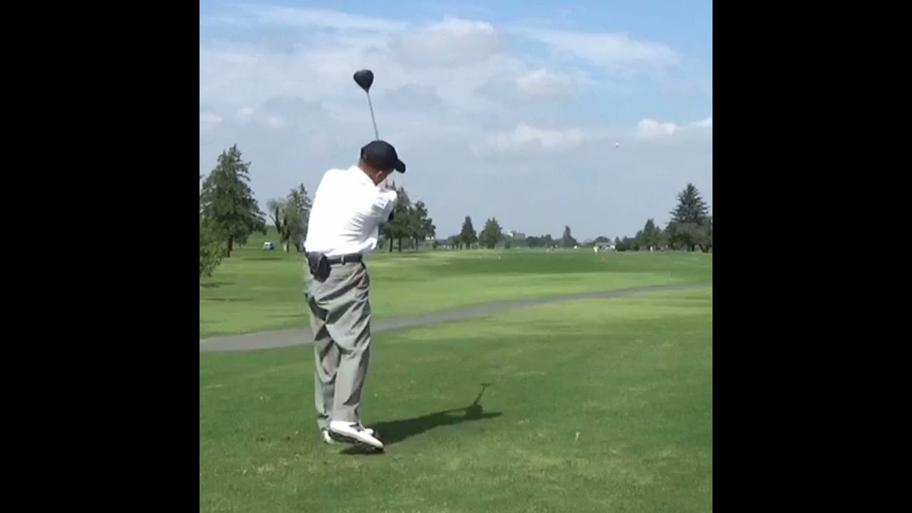 私のスイングは、下半身主導です。特に足を使います。参考にしたのはジャックニクラウスです。