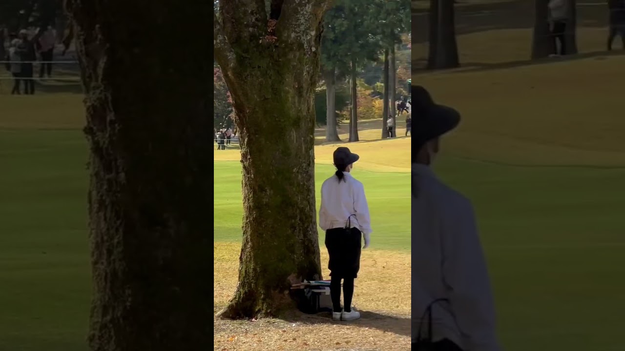 2022三井住友visa太平洋マスターズ 50th 18h 堀川未来夢 可愛いキャディーさん ドライバー