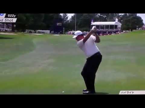 フィル・ミケルソン 6番アイアンの激ダウンスイング！（後方・連続スロー再生）