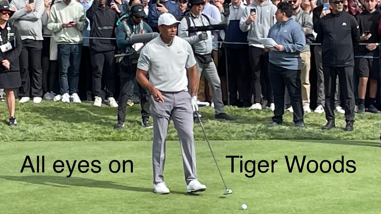 All eyes on Tiger Woods タイガーウッズに首ったけ⛳️