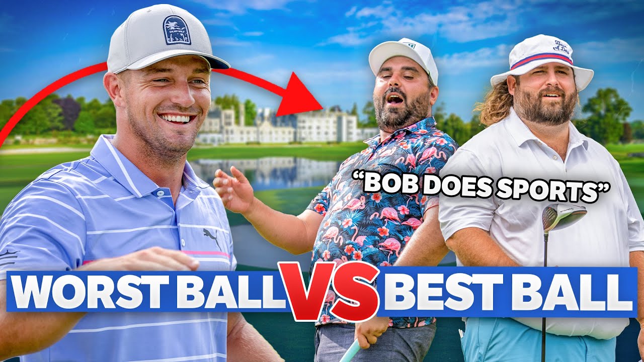 挑戦的なボブは試合にスポーツを行います。ブライソン・デシャンボー