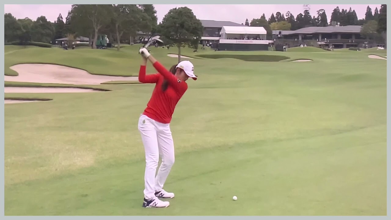 【ゴルフ】 稲見萌寧　スイング