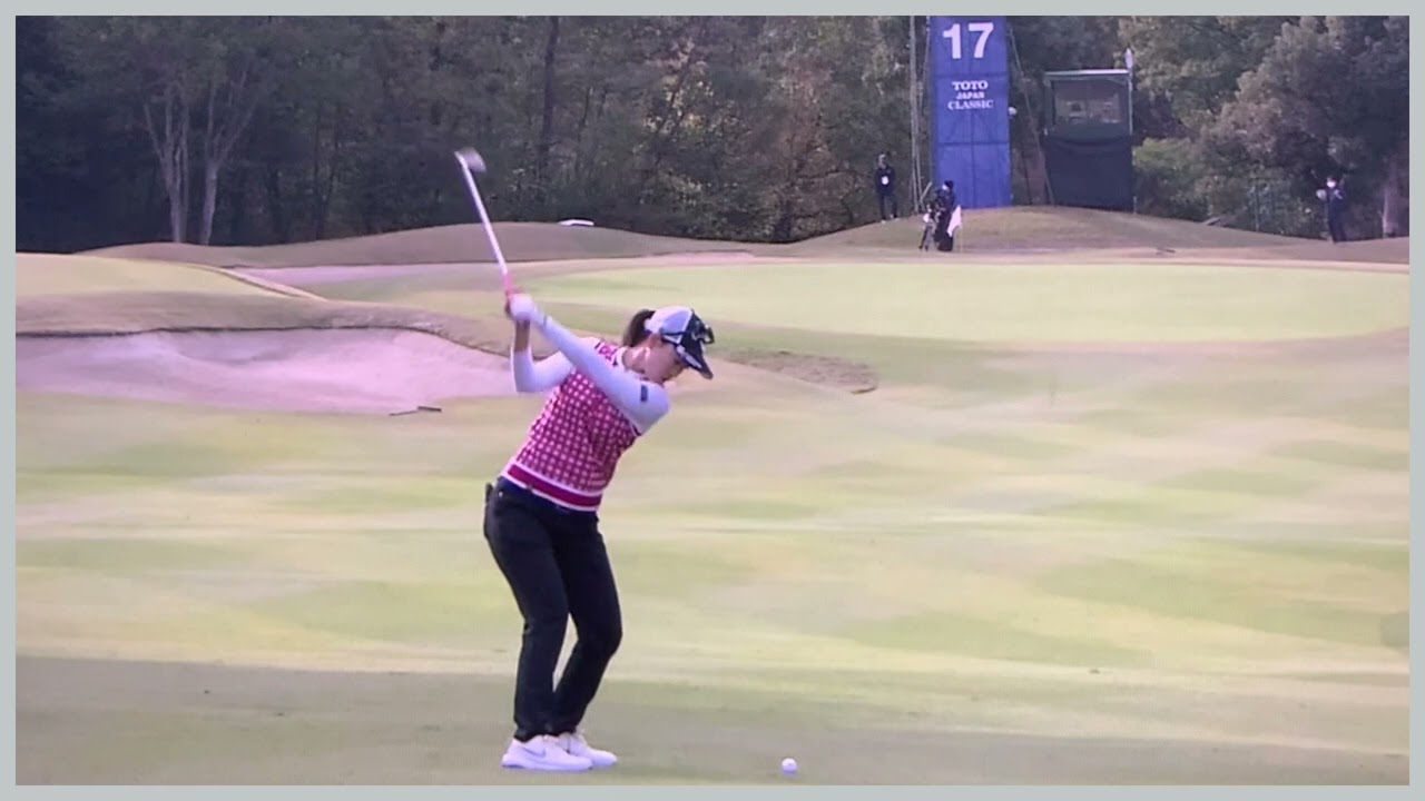 【ゴルフ】 上田桃子　スイング