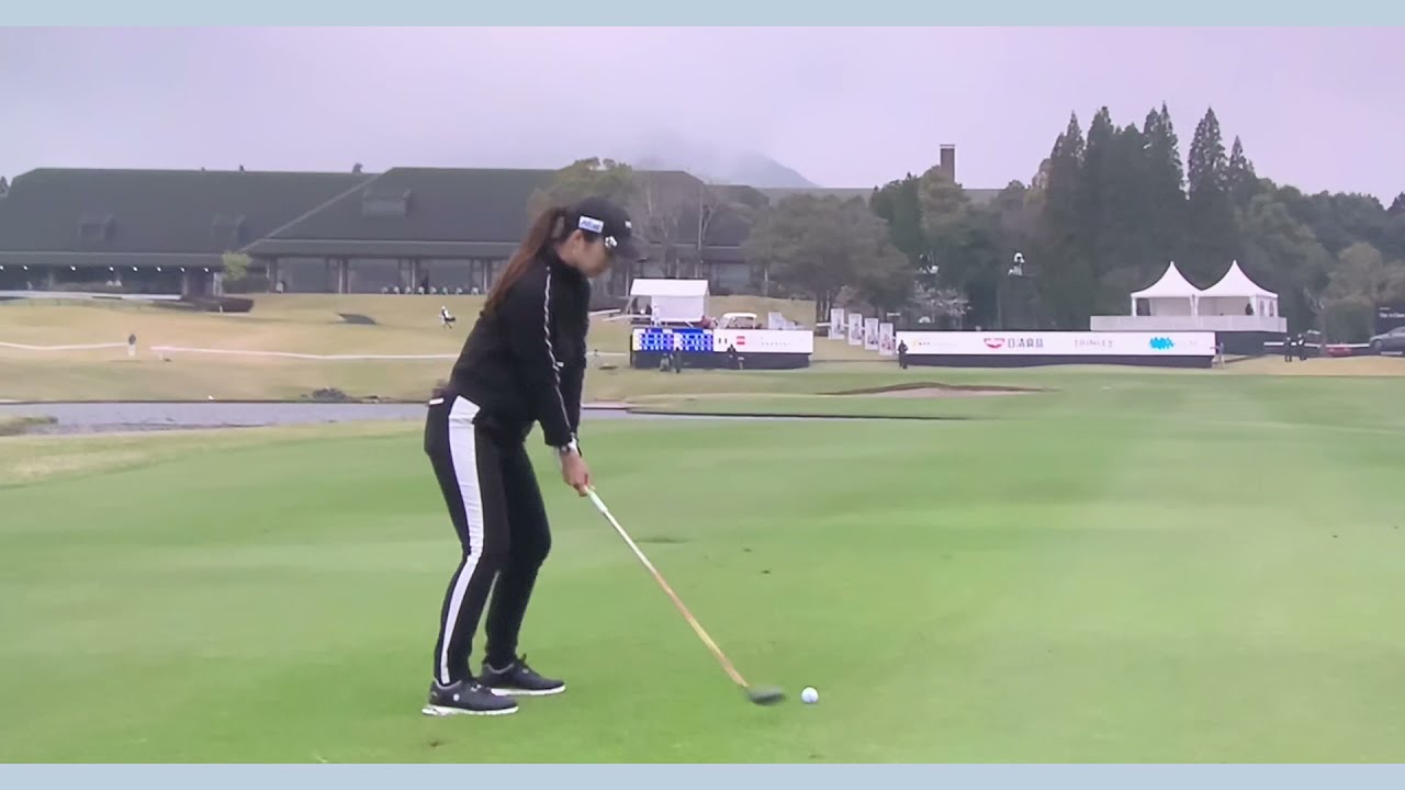 【ゴルフ】 菊地絵理香　スイング