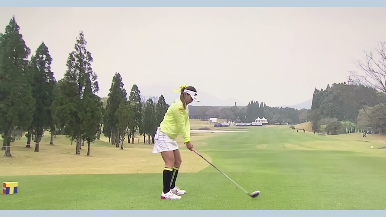 【ゴルフ】 臼井麗香　スイング