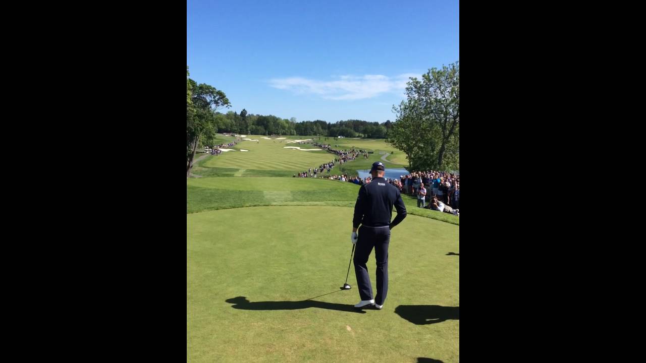 Henrik Stenson in Nordea Master 2016. 3rd day TeeBox Nr.1