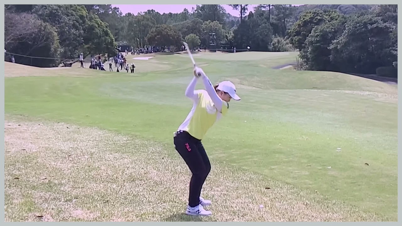 祝ツアー2勝目【ゴルフ】 西郷真央　スイング