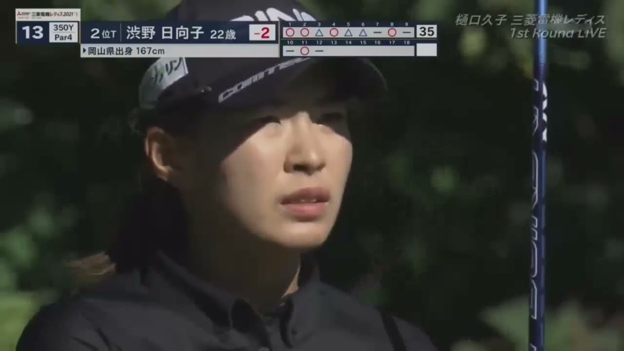 『渋野日向子』樋口久子 三菱電機レディスゴルフトーナメント第1日 Vol2