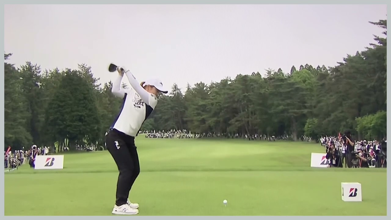 【ゴルフ】 西郷真央　スイング