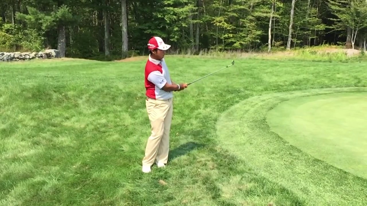 松山英樹プロのスイング分析-APPROACH SHOT＜ROUGH＞-