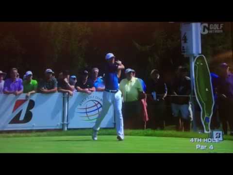 17 WGCブリヂストンインビテーショナル初日 ジョーダン・スピース 4Hティーショット