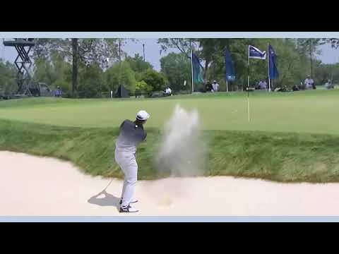 松山英樹　スーパーバンカーショット