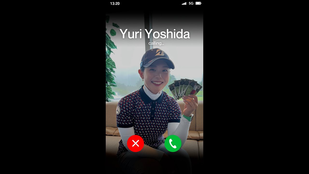 吉田優利 選手から電話😳！？ #shorts