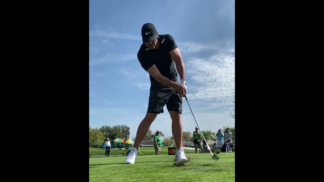 Brooks Koepka Atomic Bomb Iron Shot #shorts