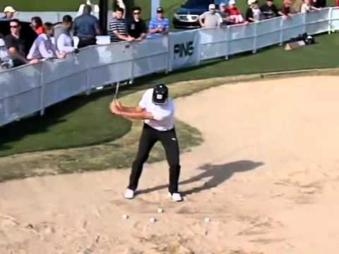 リッキーファウラー　バッカーショット　横からのスロー動画