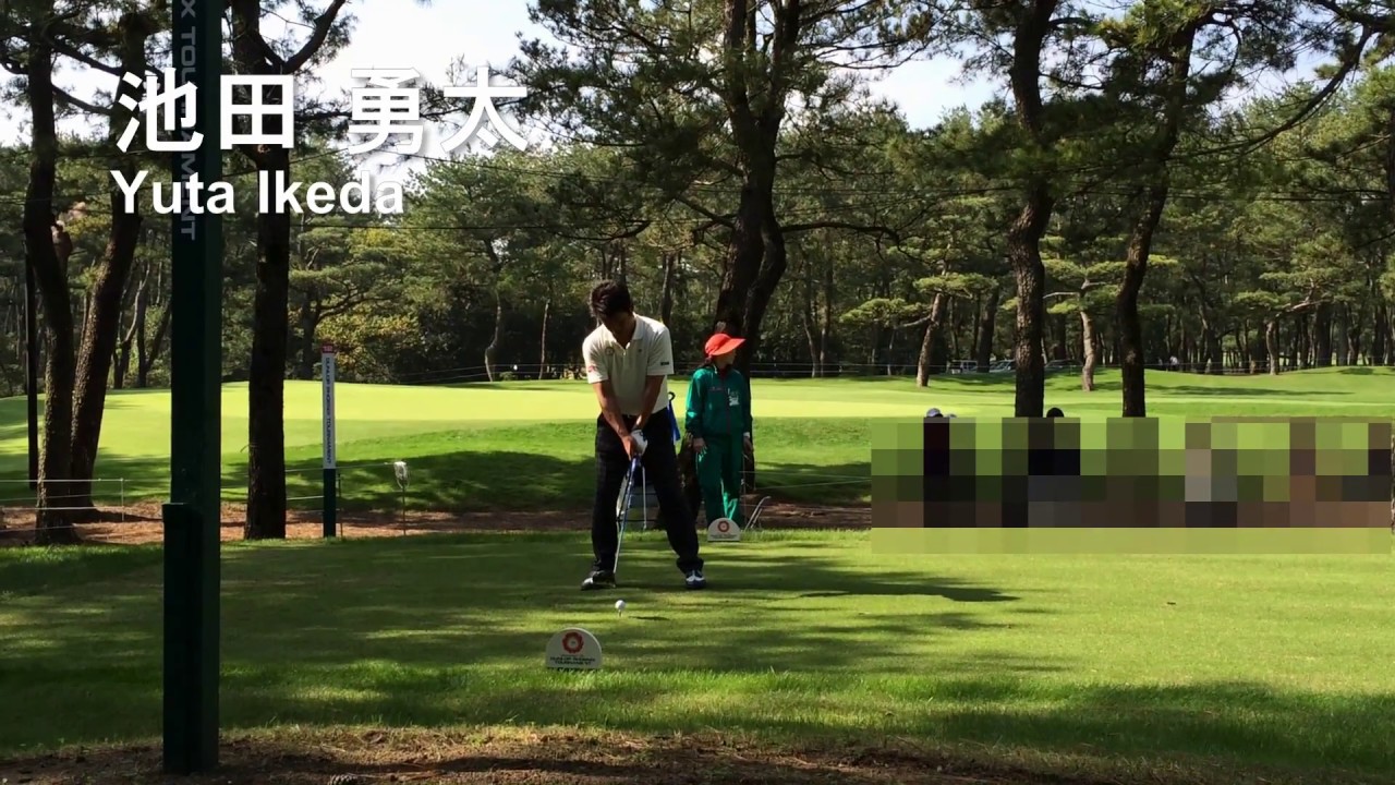 2016年賞金王・池田勇太のドライバーショット（正面から撮影）＜スロー再生あり＞