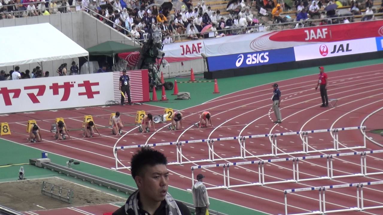 2016日本選手権女子100mH予選4組 紫村仁美13.55(-0.9) Hitomi SHIMURA 1st Natl.championship-100mH-heat4
