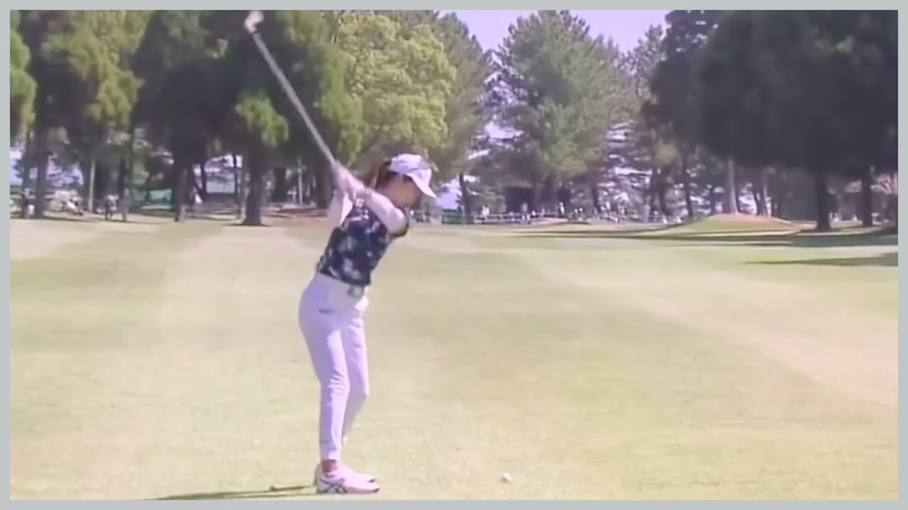 【ゴルフ】 安田祐香　スイング