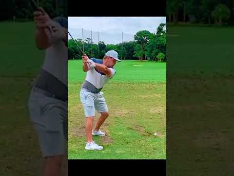 BULKED Up Bryson Dechambeau NEW Swing パワーアップしたスイング　デシャンボー　ドラコン　スローモーション　#shorts #golf