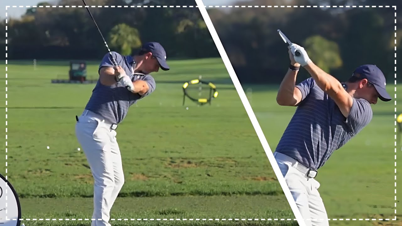 Rory Mcilroy Warm Up Swings & Routine