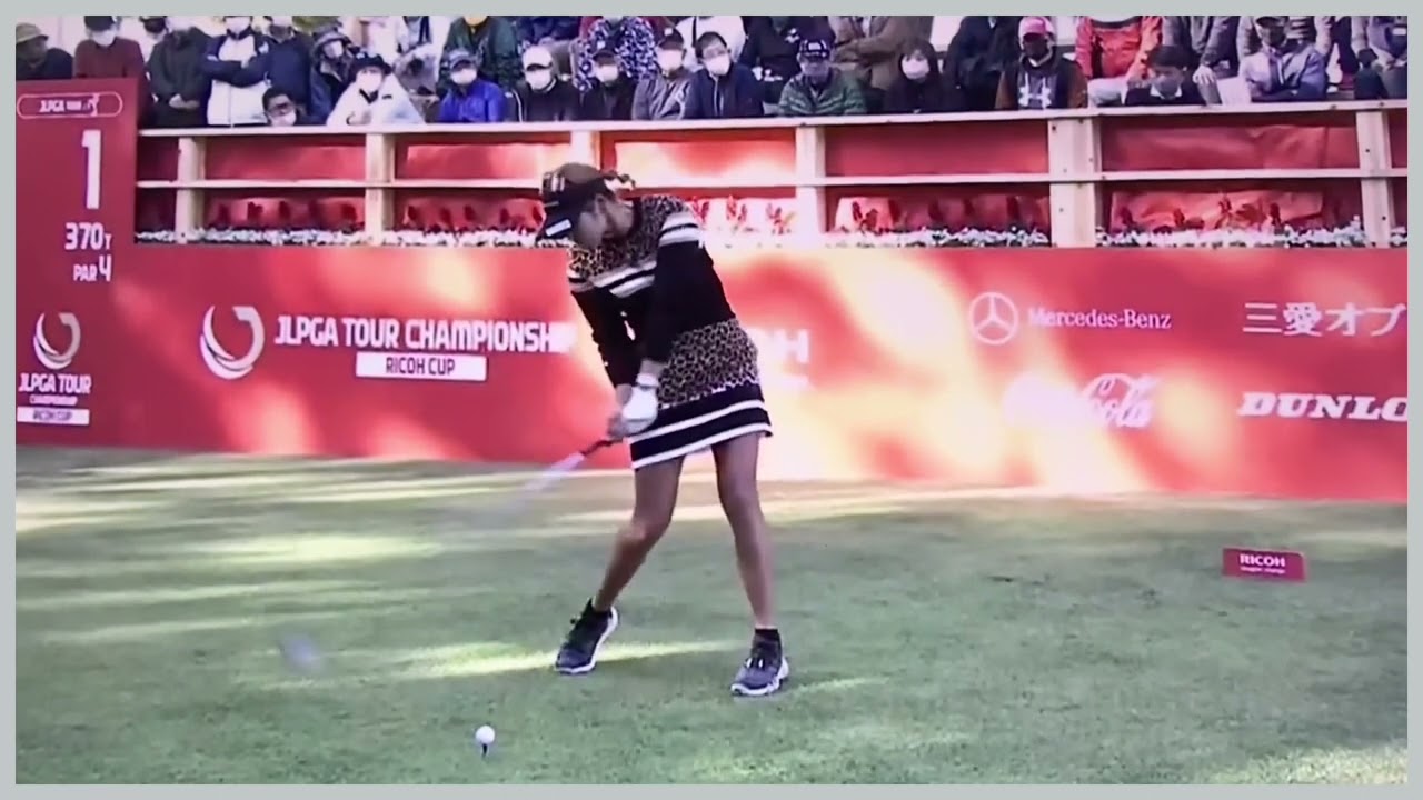 【ゴルフ】 原英莉花　スイング