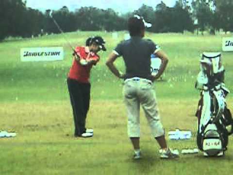 宮里藍　スイング　練習