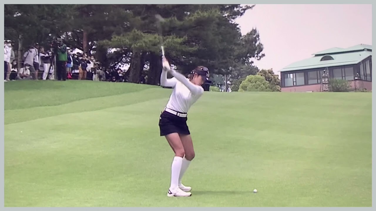 【ゴルフ】 原英莉花　スイング