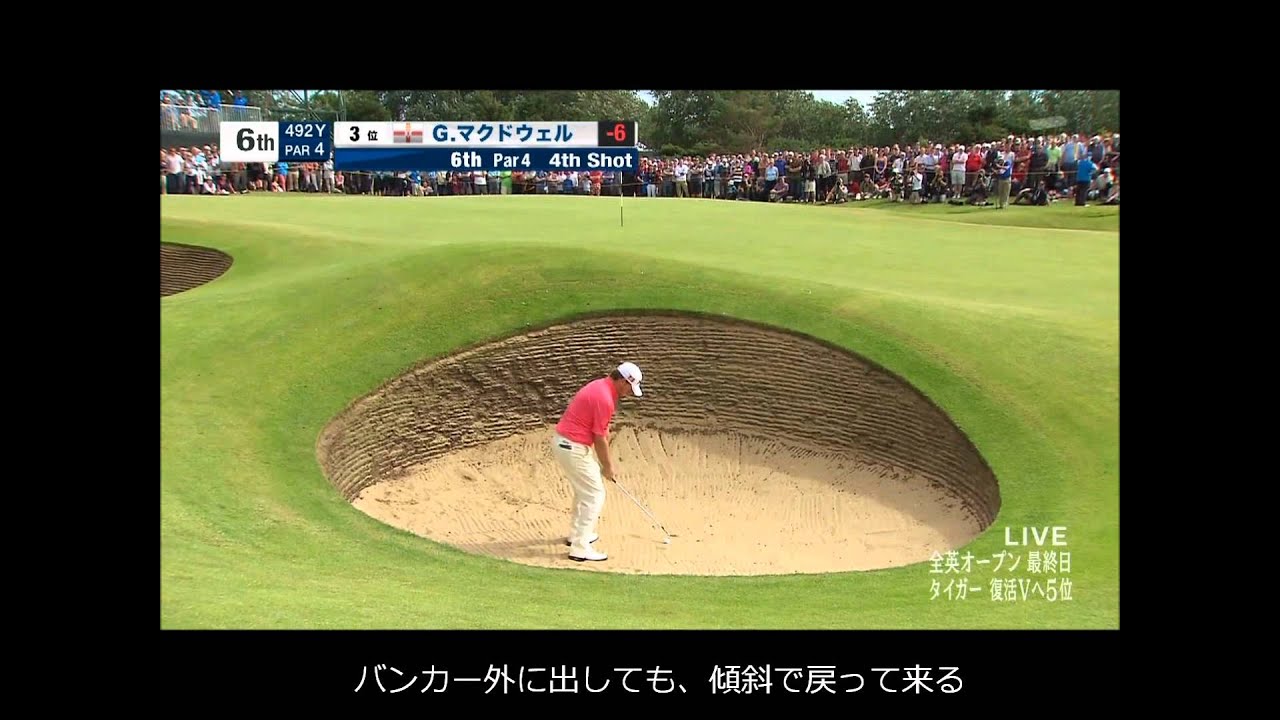 打てないバンカー　　マクドーウェル編