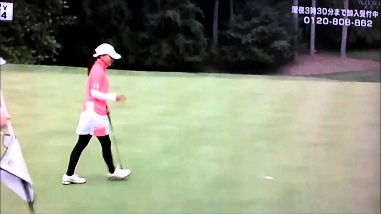 国別対抗戦初日で魅せた　横峯さくらの極上のパットと　勝負を決めた最終ホールのスーパーショット！