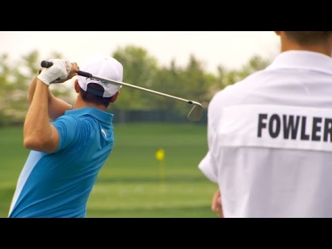 Rickie Fowler's pre-round warm-up routine