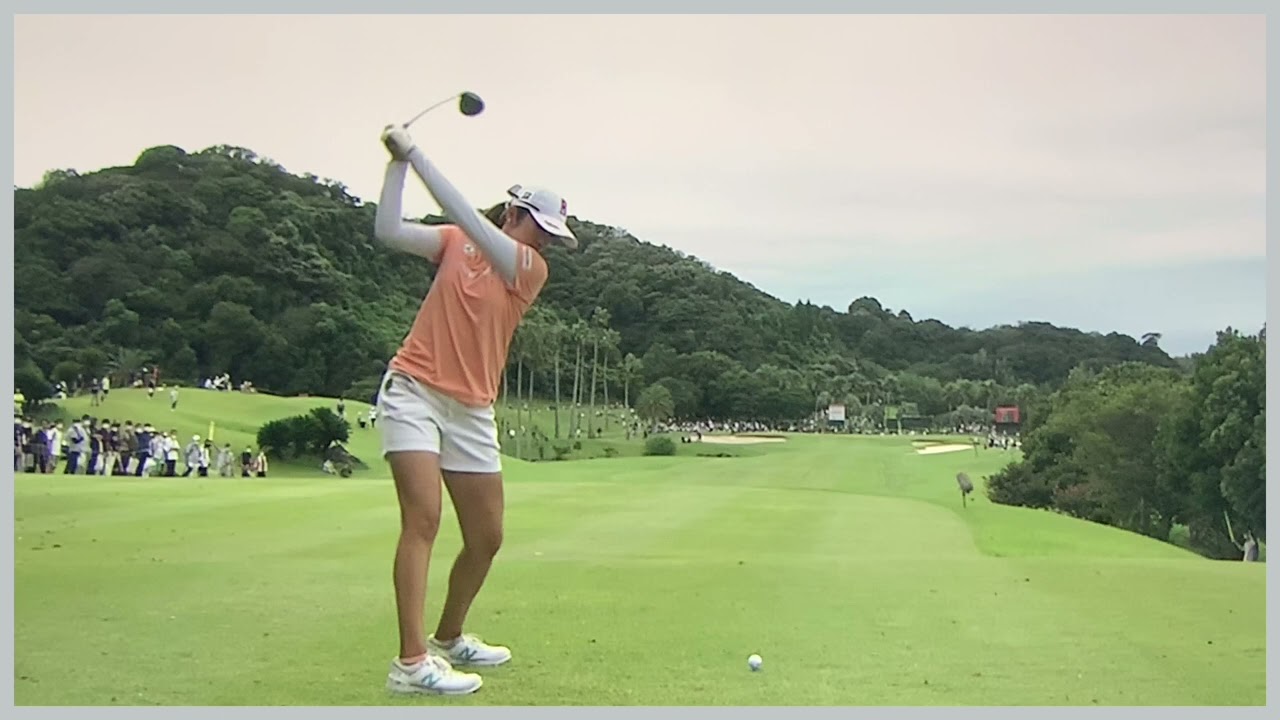 【ゴルフ】 稲見萌寧　スイング