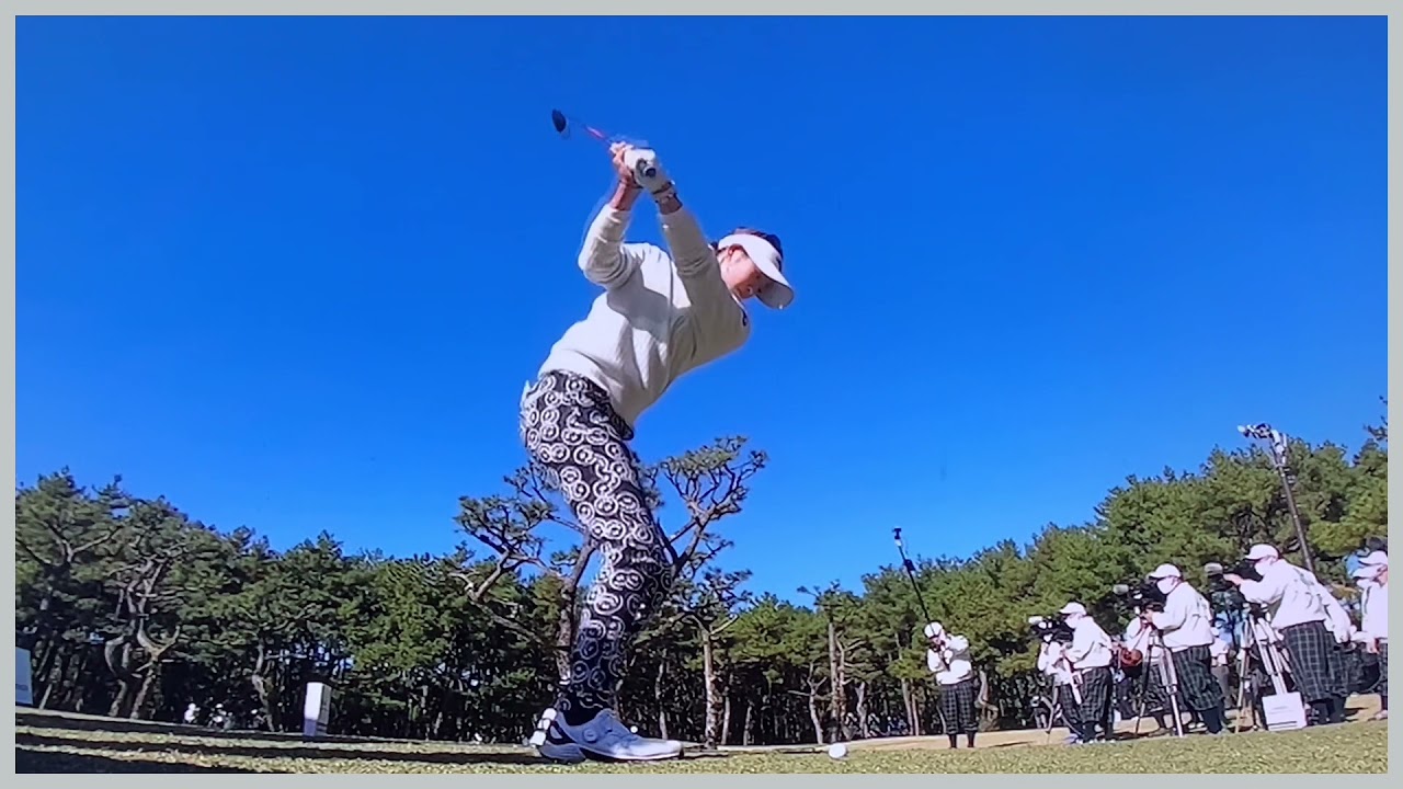 【ゴルフ】 原英莉花　スイング