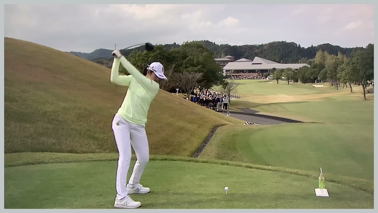 【ゴルフ】 稲見萌寧　スイング