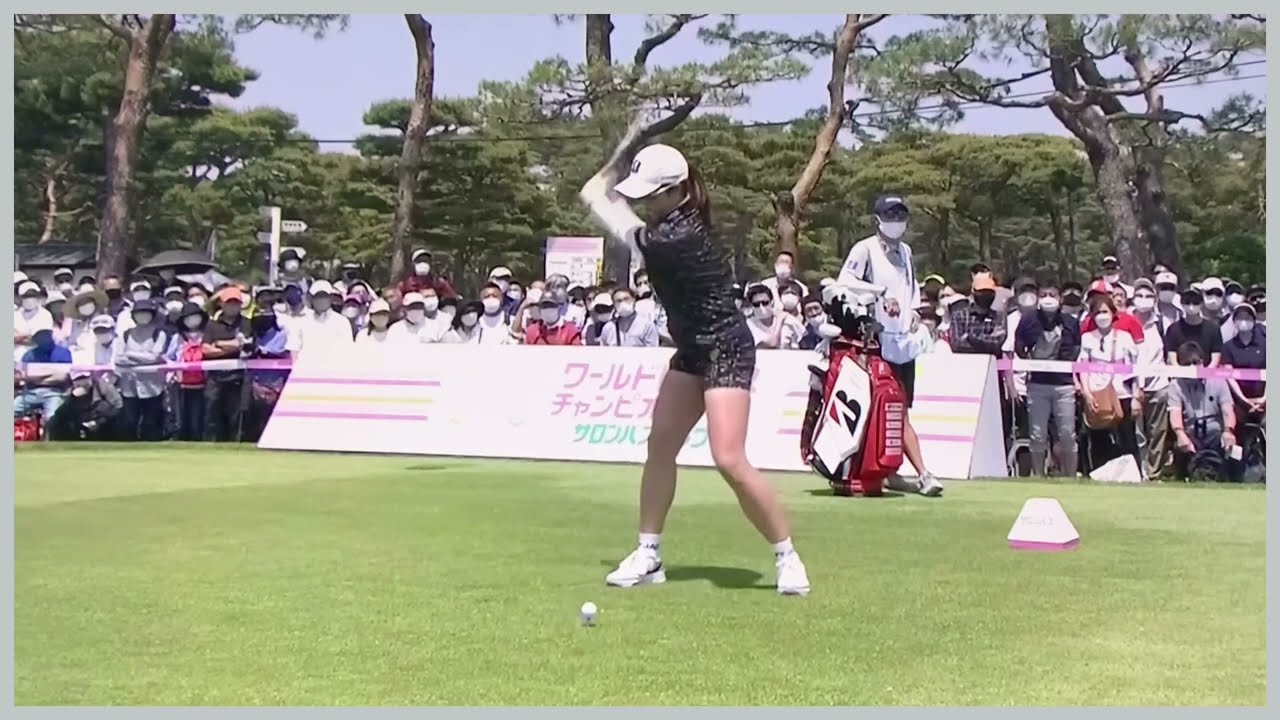 【ゴルフ】 大里桃子　スイング