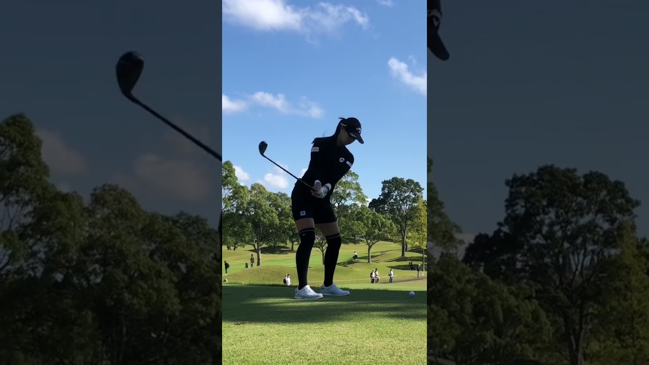 【柏原明日架プロ】ティーショット