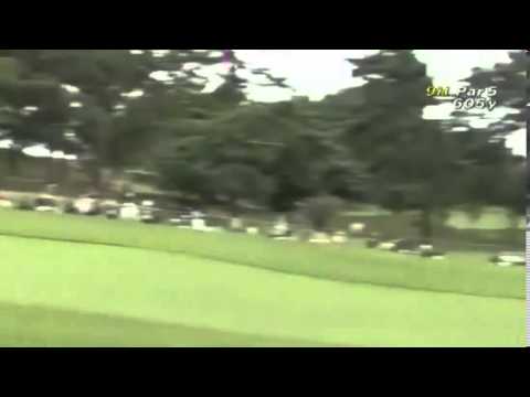 ゴルフ　池田勇太 絶妙なドライバーショットに観客が...