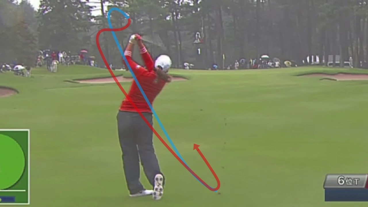 宮里美香のアイアンスウィングプレーン『2018日本女子オープン二日目』