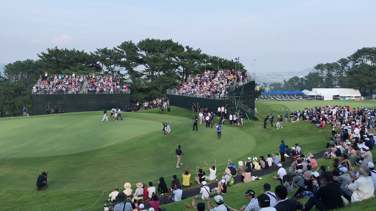 【第87回日本プロ/FR】石川遼、プレーオフウィニングパットの瞬間