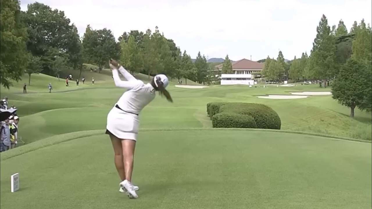 【ゴルフ】稲見萌寧プロ　美しいスイング　#女子プロゴルファー