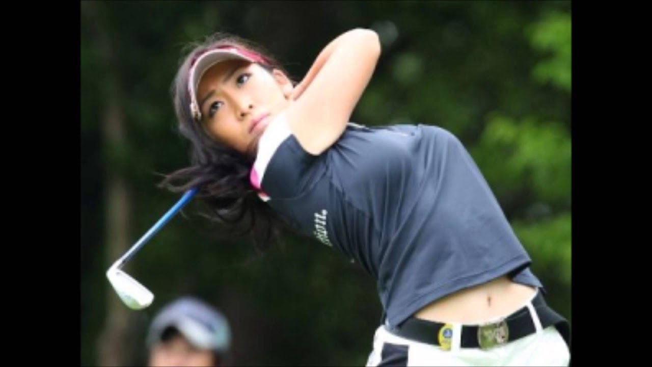 美女アスリート　ゴルフ　香妻琴乃　Japanese beauty athlete Golf Kotono Kozuma