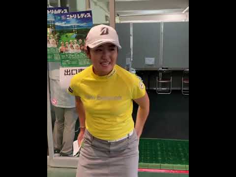 #稲見萌寧  2022ニトリレディース連覇(だったかな)萌寧ちゃんは'19年から推してきたゴルフお化け👻になれるぞって
