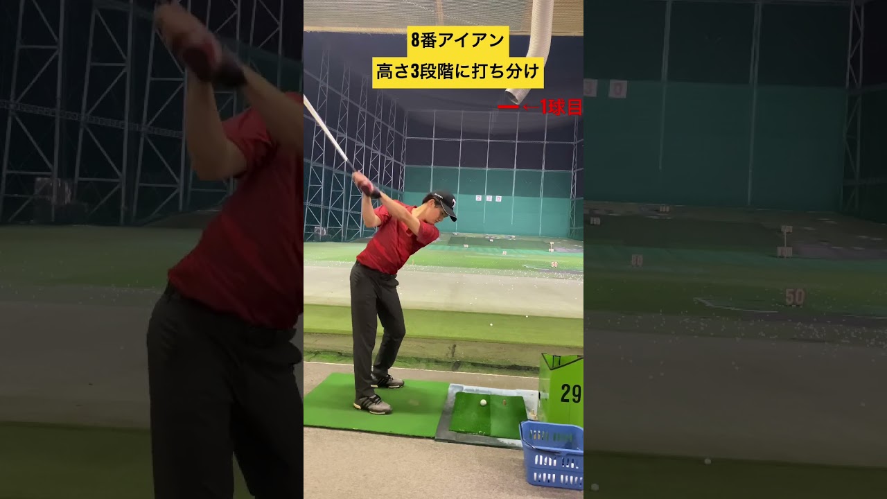高さの打ち分け。#golf #tigerwoods #ゴルフ #タイガーウッズへの道 #タイガーウッズ #shorts