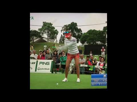 【美脚スイングだと思います】木戸愛（Megumi Kido）ドライバースイング　スローモーションあり