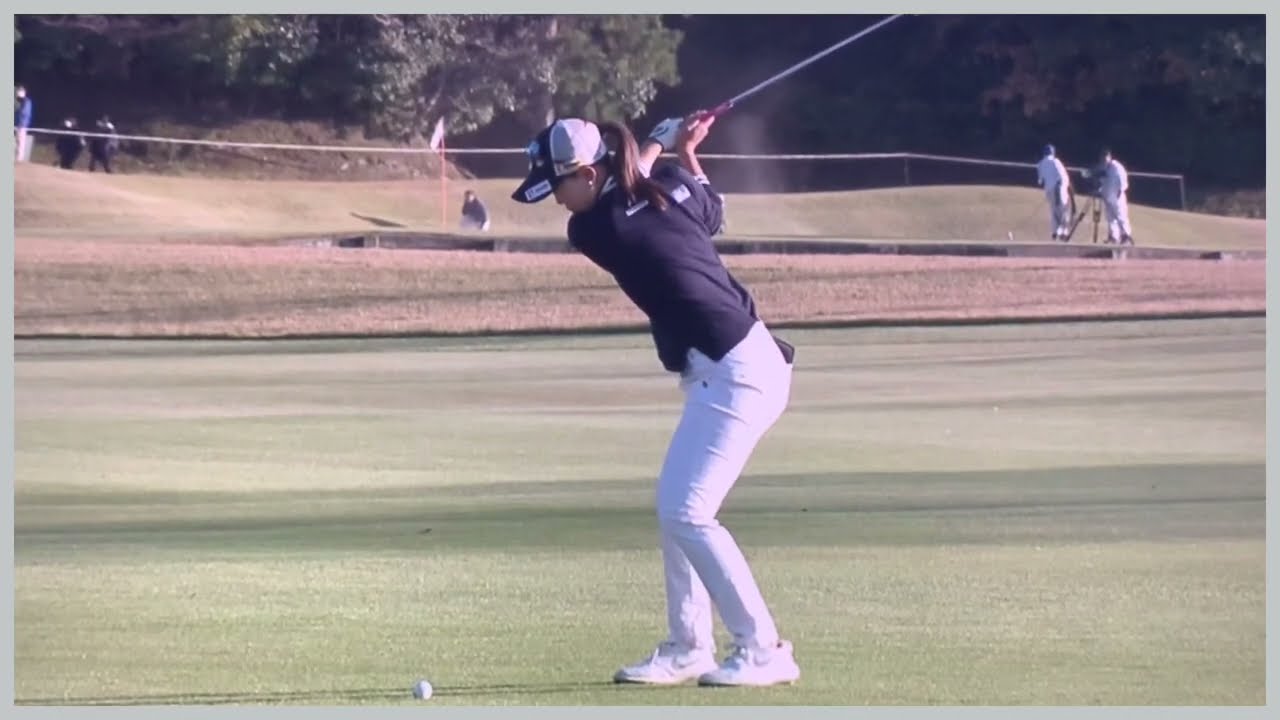 【ゴルフ】 上田桃子　スイング