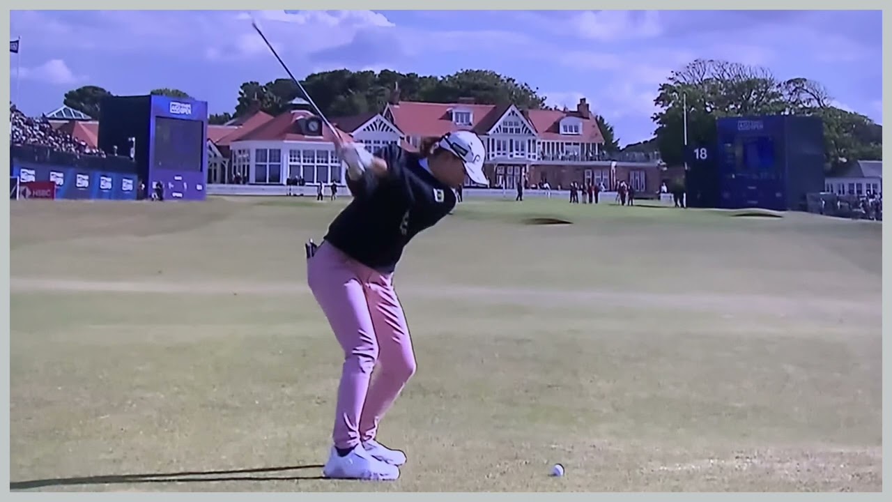 【ゴルフ】 渋野日向子　スイング